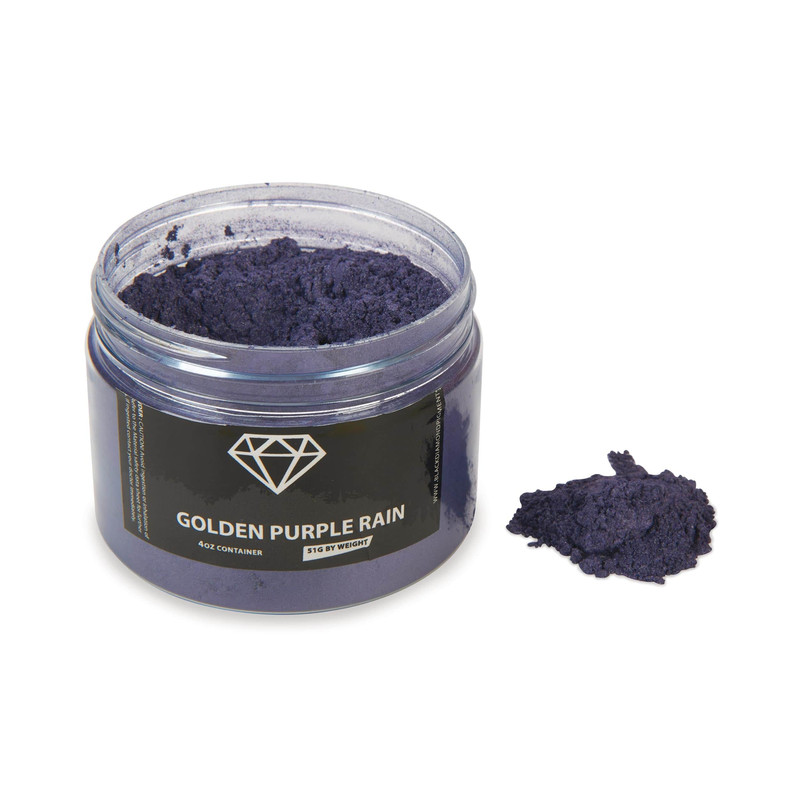 Mica Powder - 51 Grams - Color:Golden Purple Rain